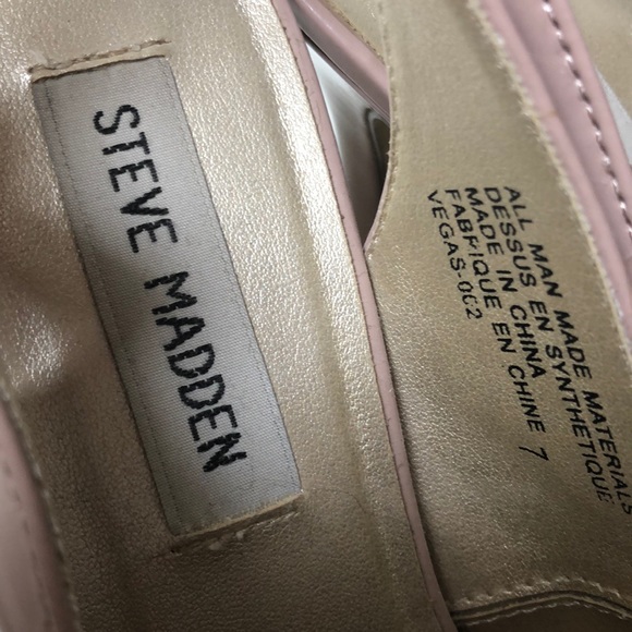 Steve Madden Nude slingback platform 4inch heels - Picture 4 of 5